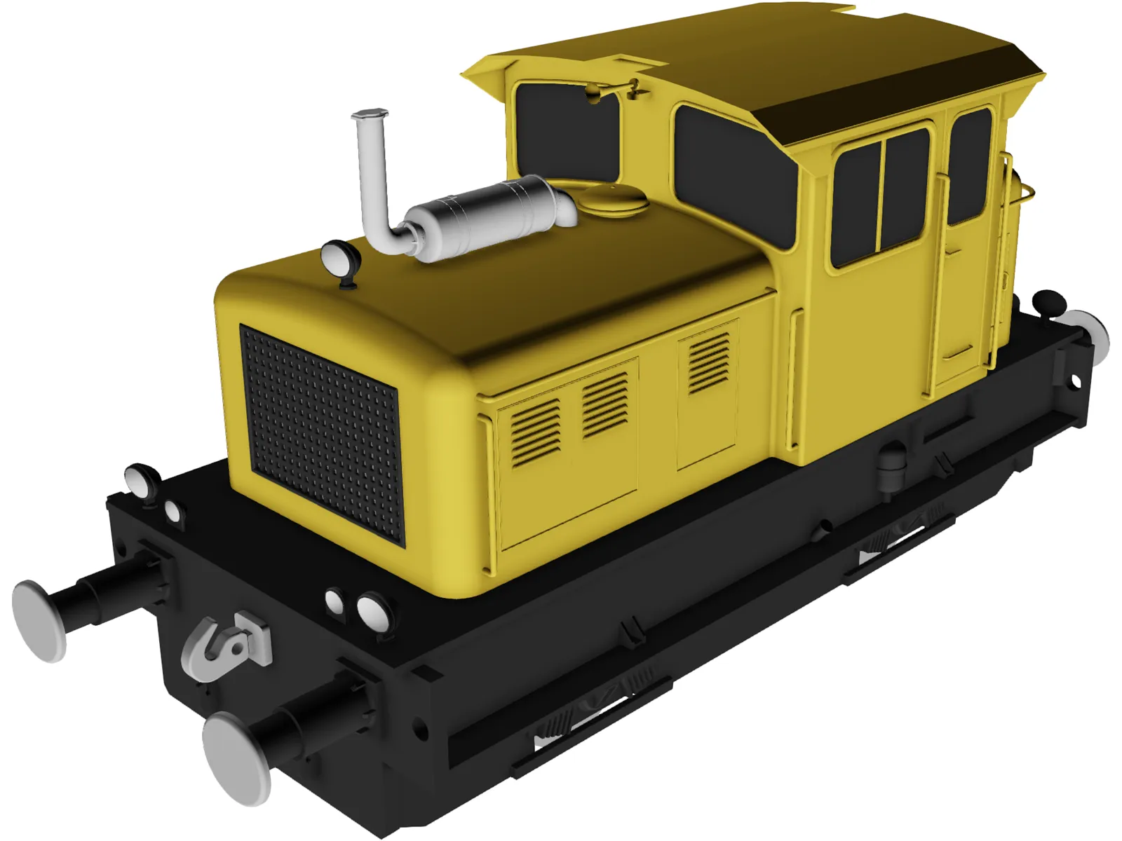 Newag DHG-240B Shunting 3D Model