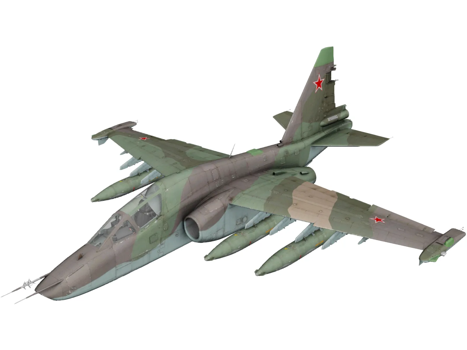 Sukhoi Su-25 Frogfoot 3D Model