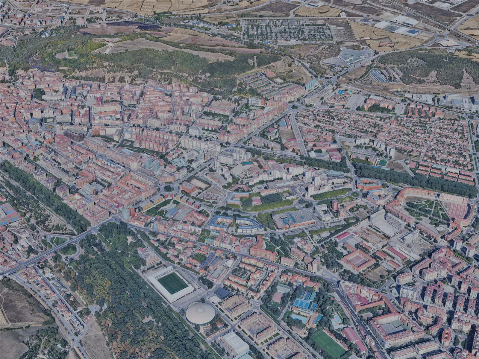 Burgos City, Spain (2022) 3D Model