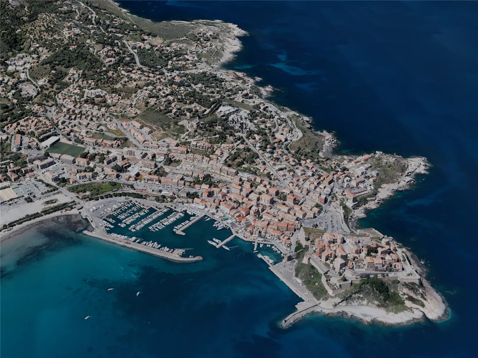 Calvi City, France (2023) 3D Model