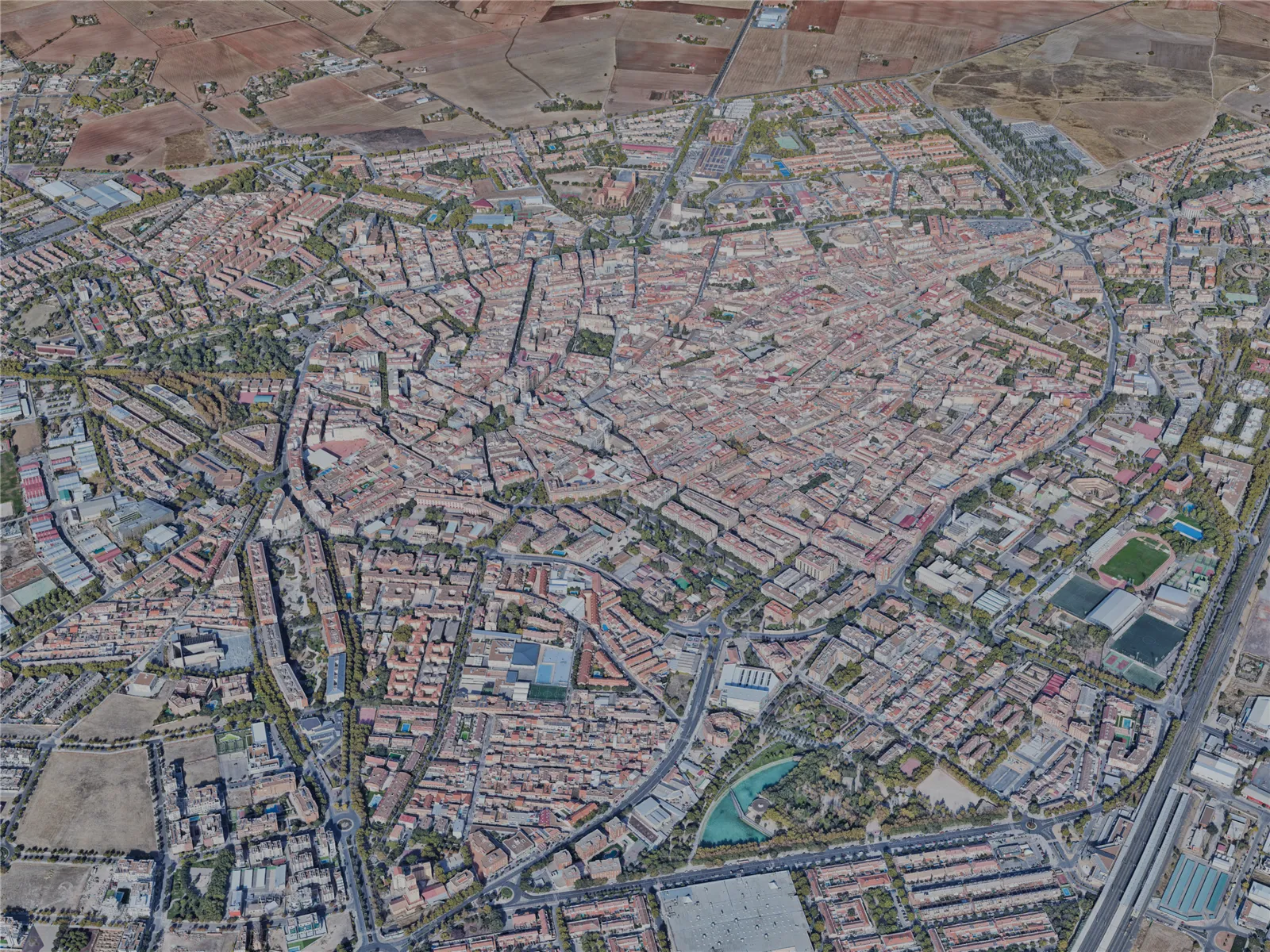 Ciudad Real City, Spain (2023) 3D Model