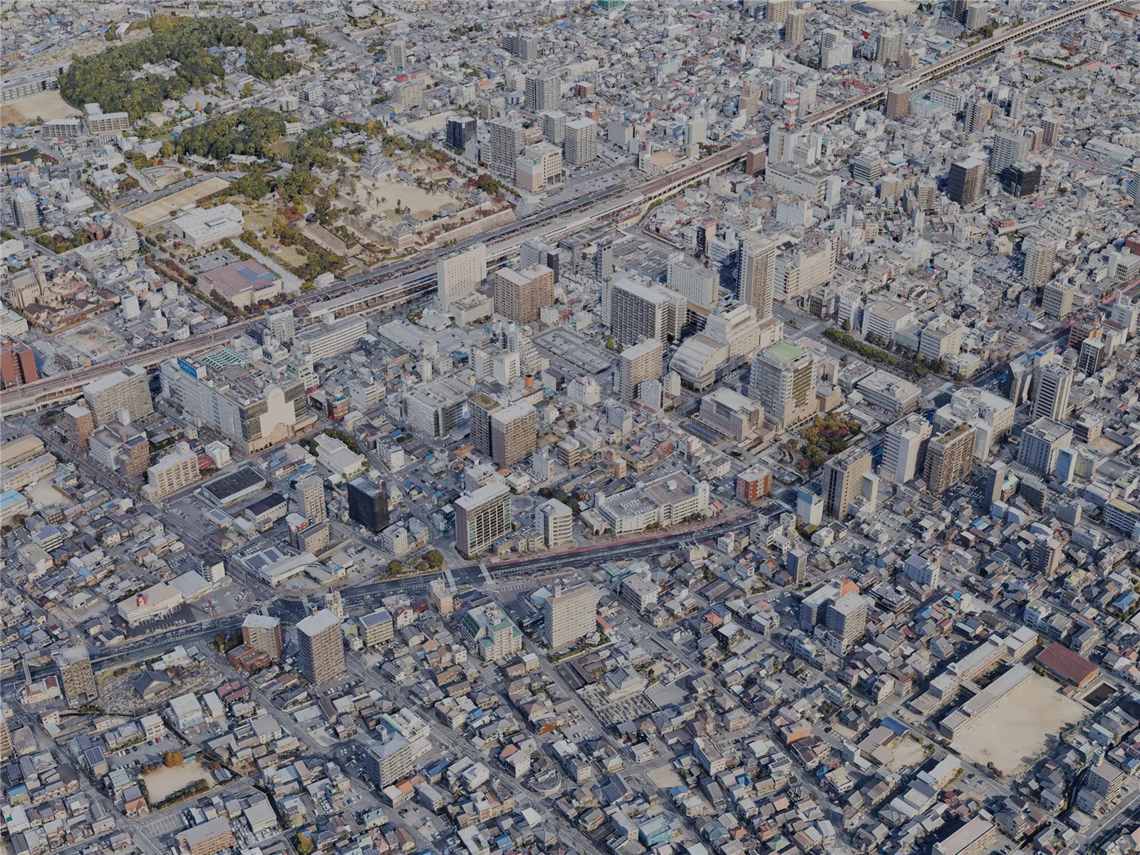 Fukuyama City, Japan (2023) 3D Model