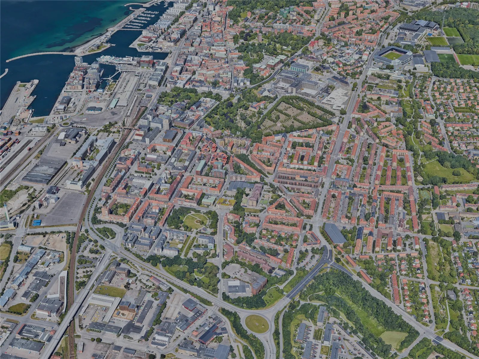 Helsingborg City, Sweden (2022) 3D Model