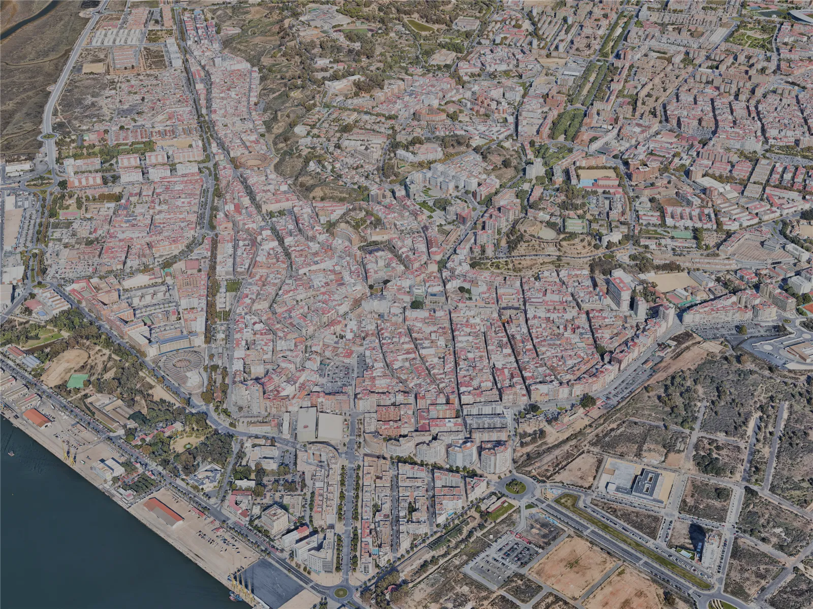 Huelva City, Spain (2023) 3D Model