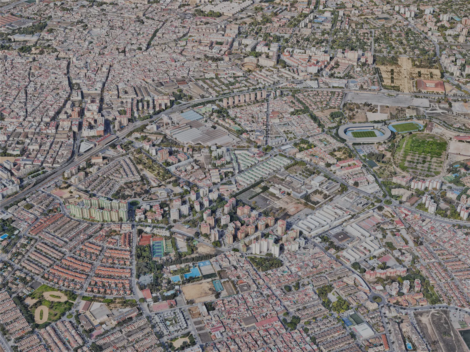 Jerez de la Frontera City, Spain (2023) 3D Model