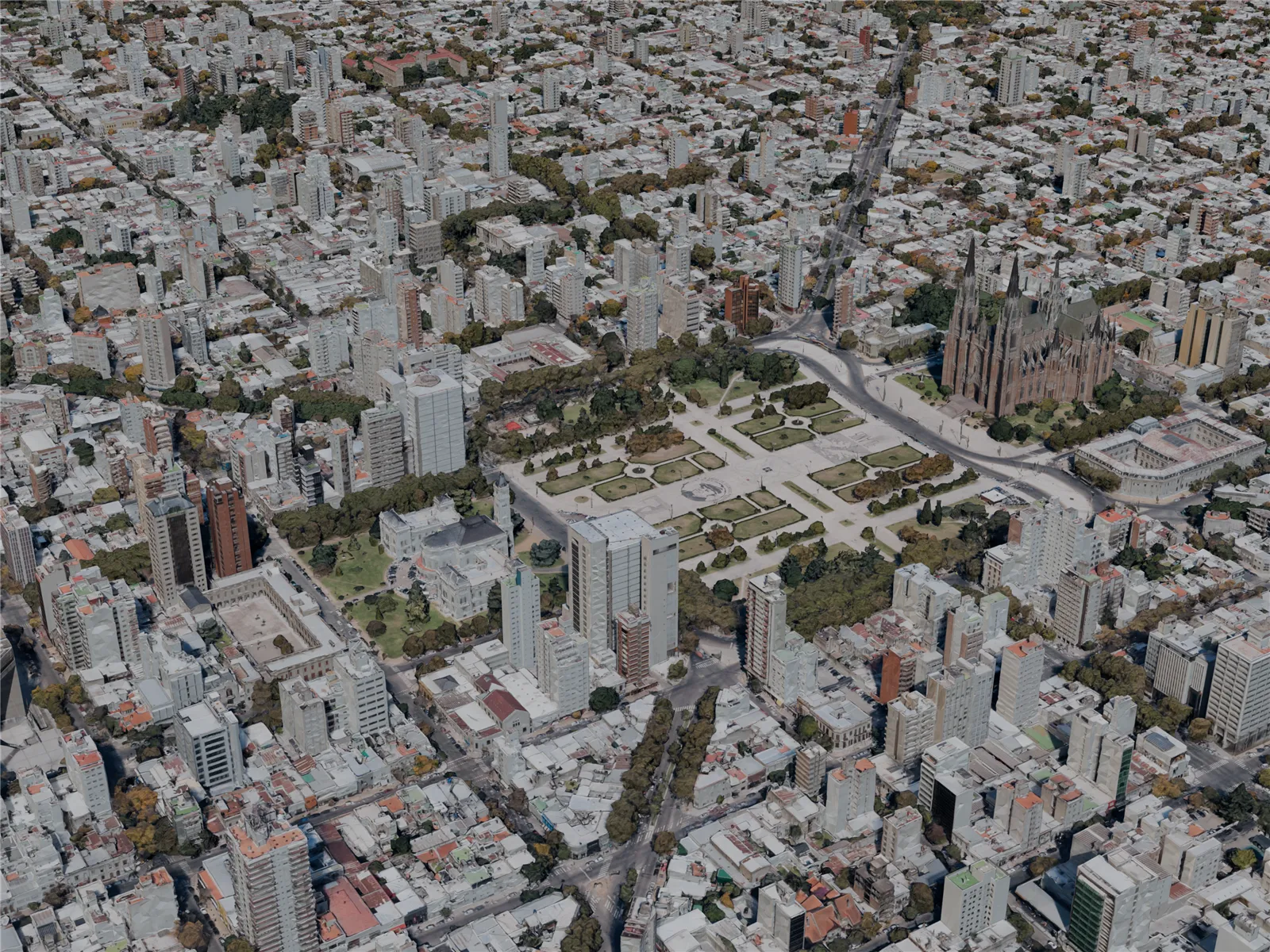 La Plata City, Argentina (2022) 3D Model