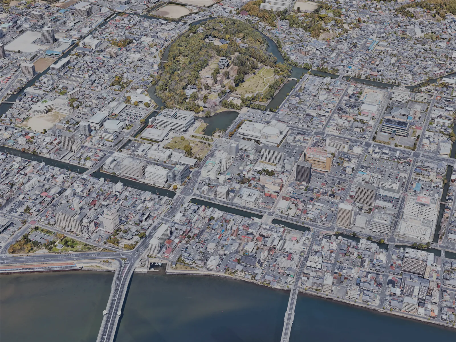 Matsue City, Japan (2023) 3D Model