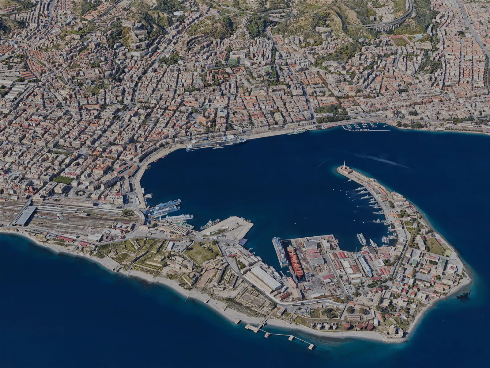 Messina City, Italy (2023) 3D Model