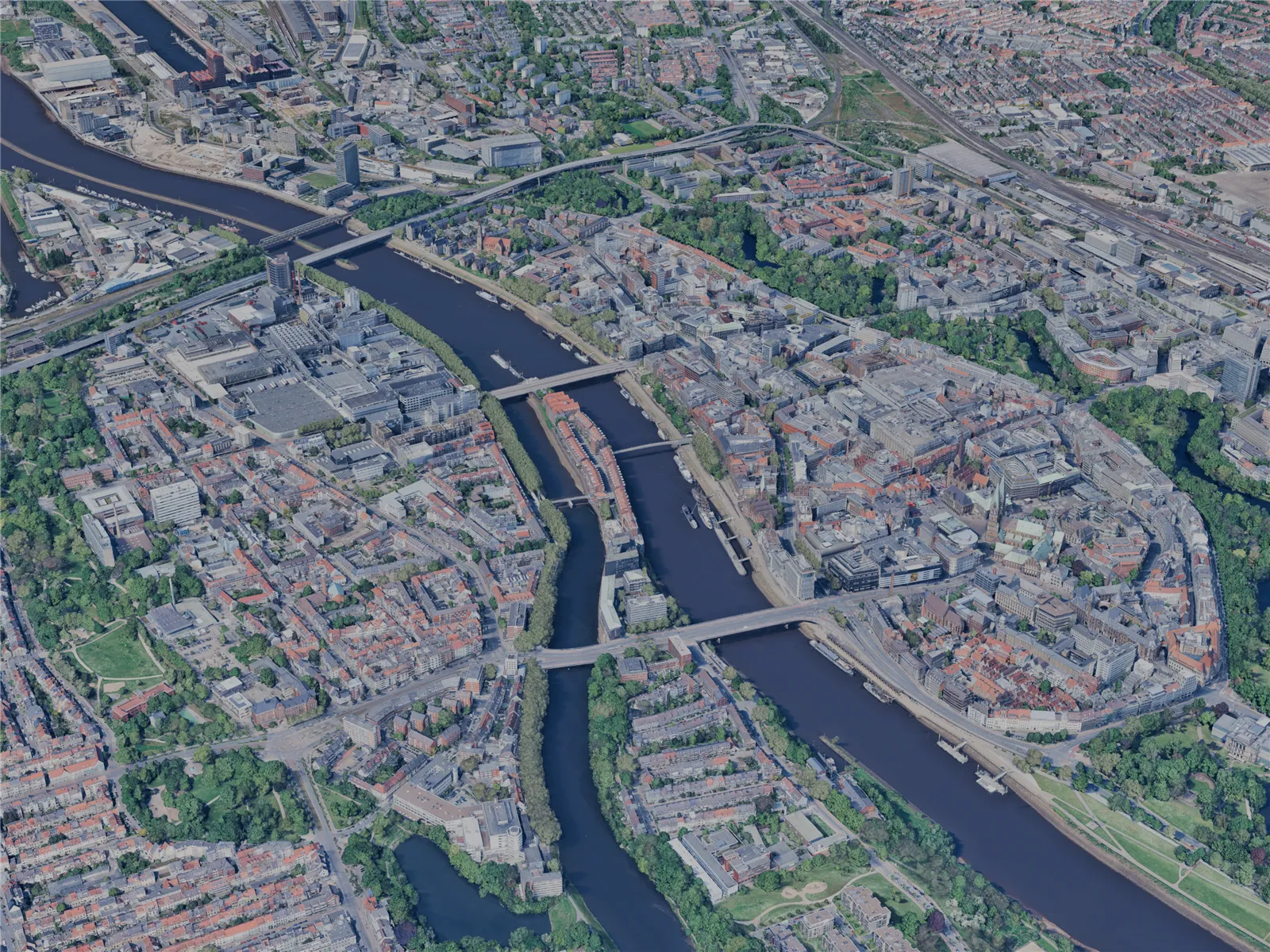 Bremen City, Germany (2024) 3D Model