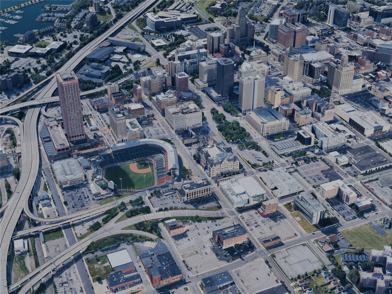 Buffalo City, NY, USA (2024) 3D Model