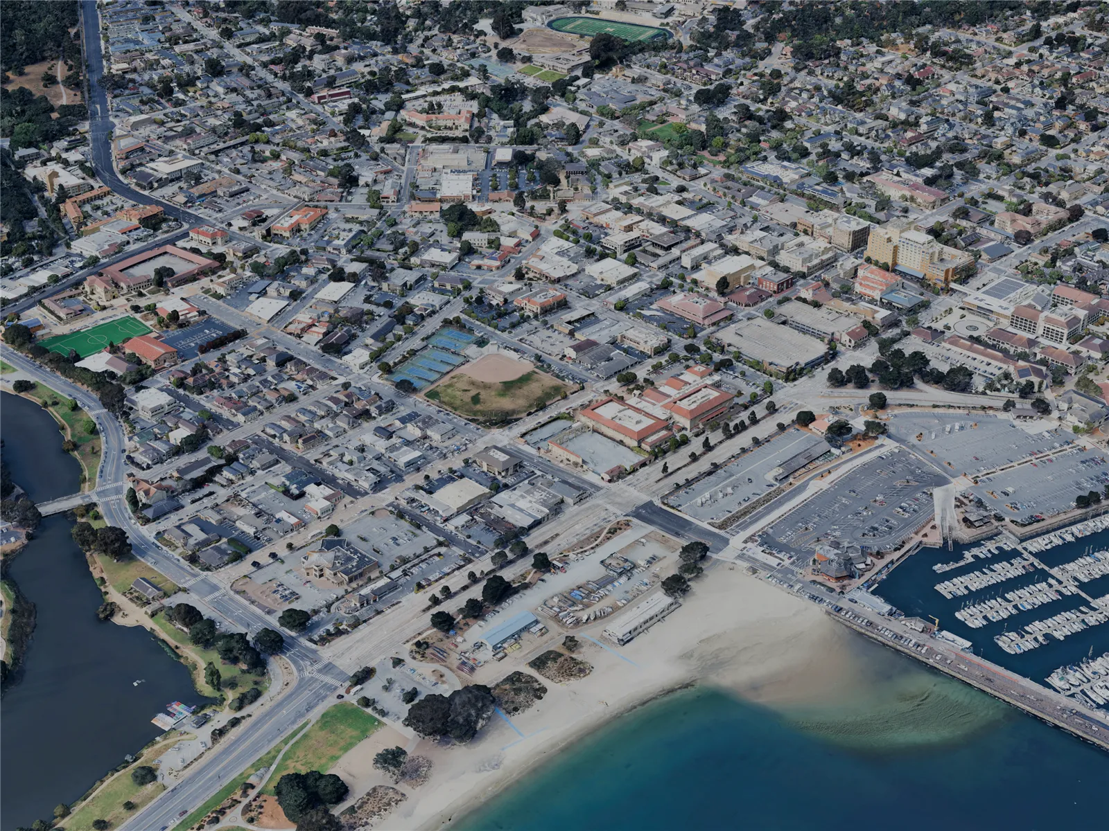 Monterey City, CA, USA (2024) 3D Model