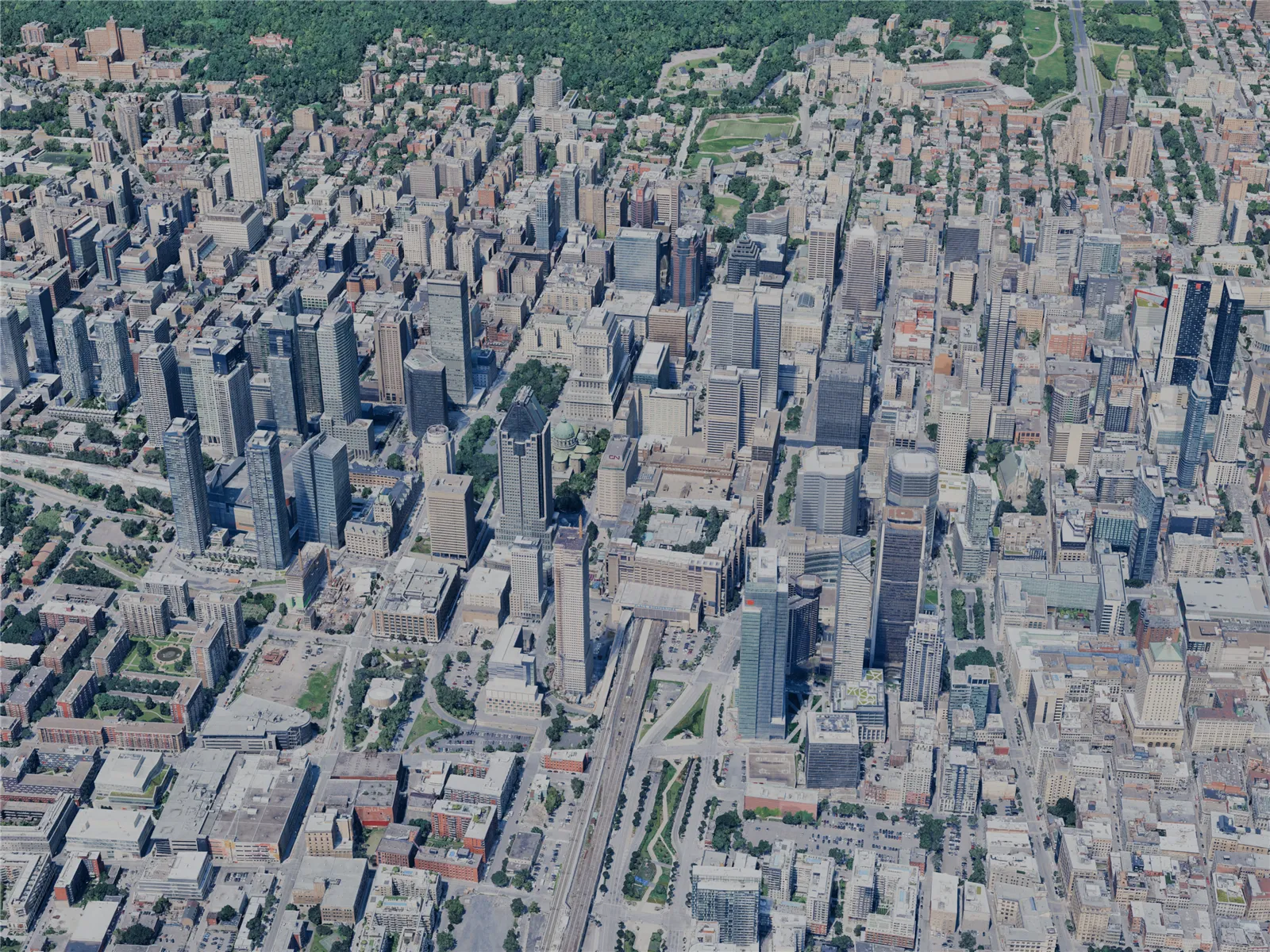 Montreal City, QC, Canada (2024) 3D Model