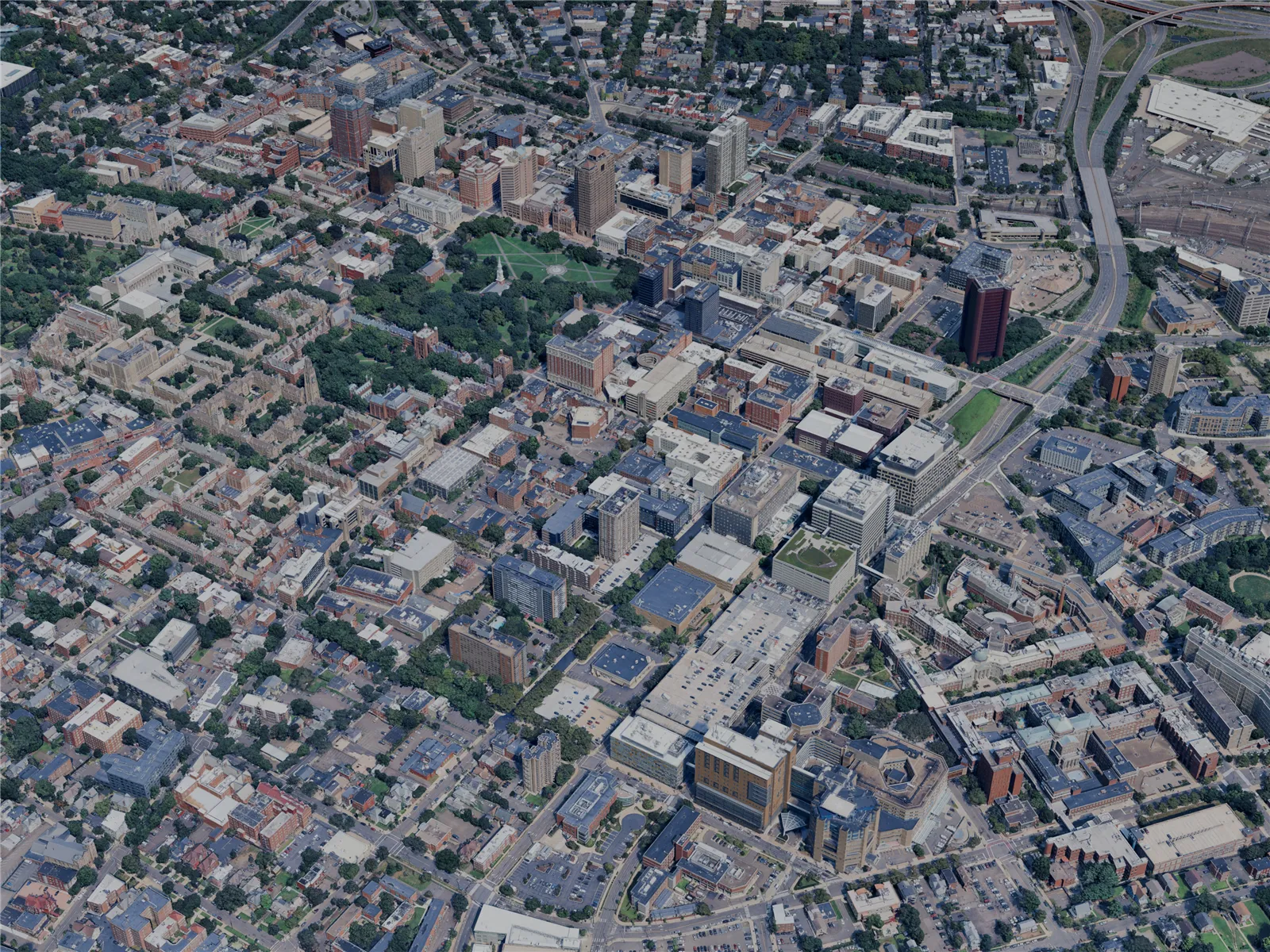 New Haven City, CT, USA (2024) 3D Model