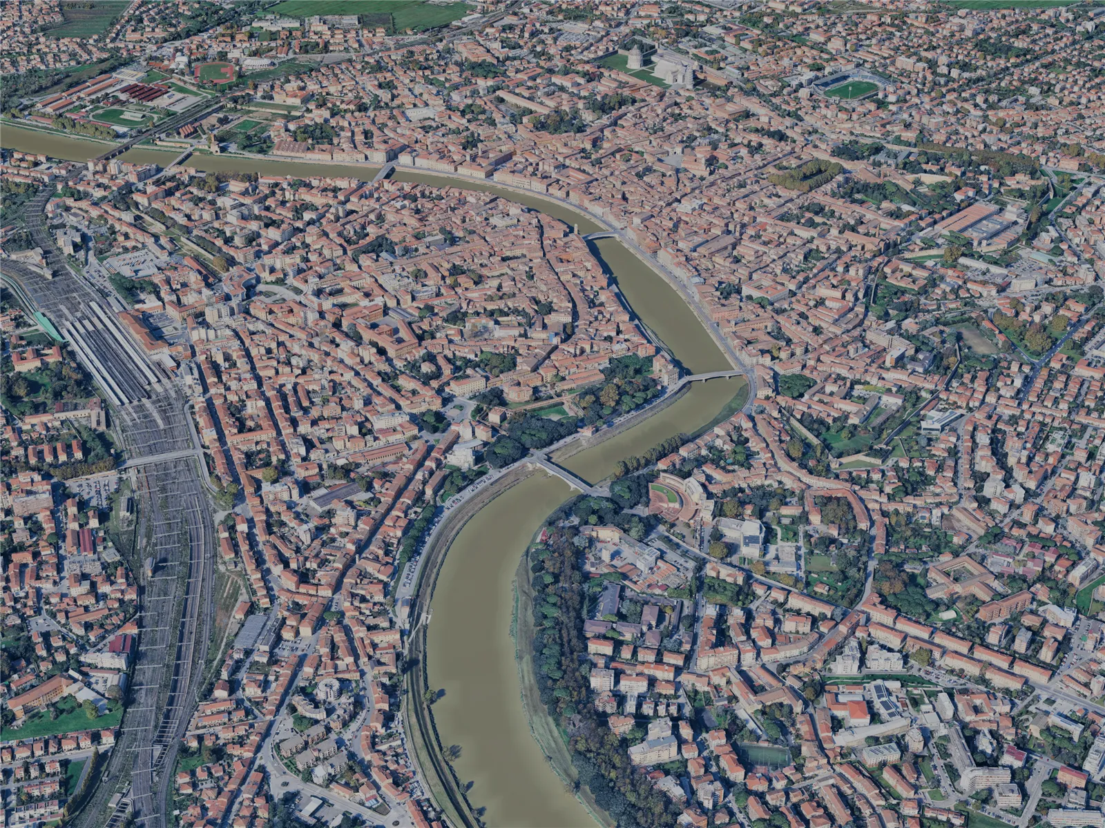 Pisa City, Italy (2024) 3D Model