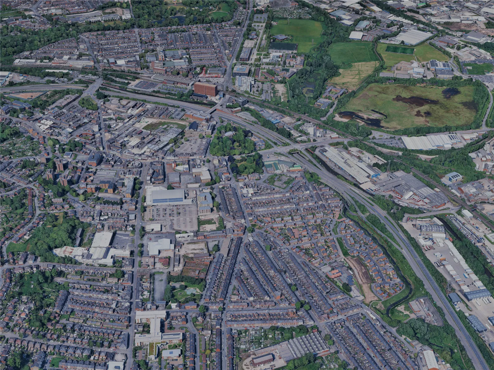 Stoke on Trent City, UK (2024) 3D Model