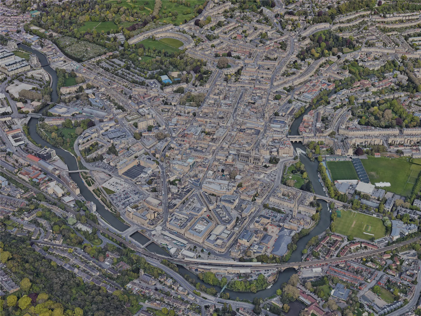 Bath City, UK (2023) 3D Model