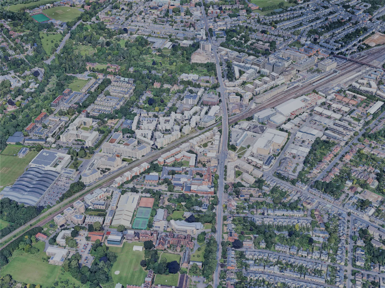 Cambridge City, UK (2024) 3D Model