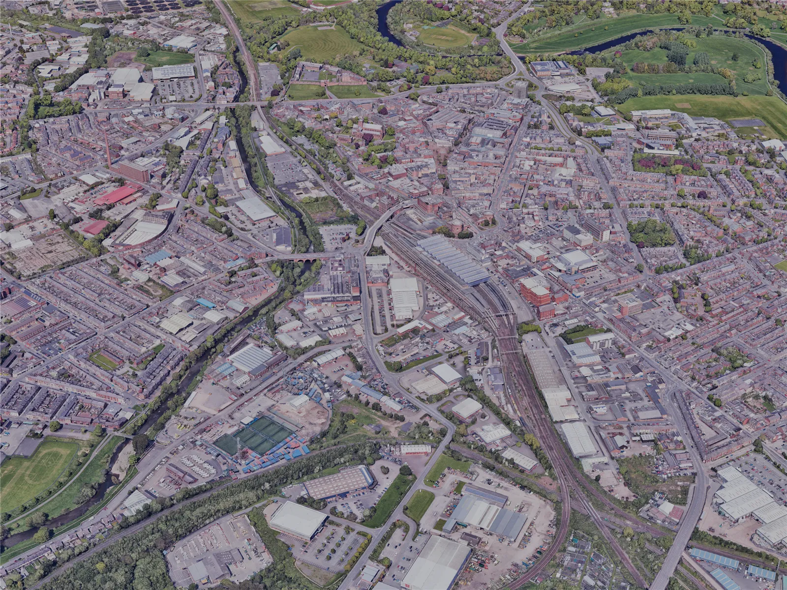 Carlisle City, UK (2023) 3D Model