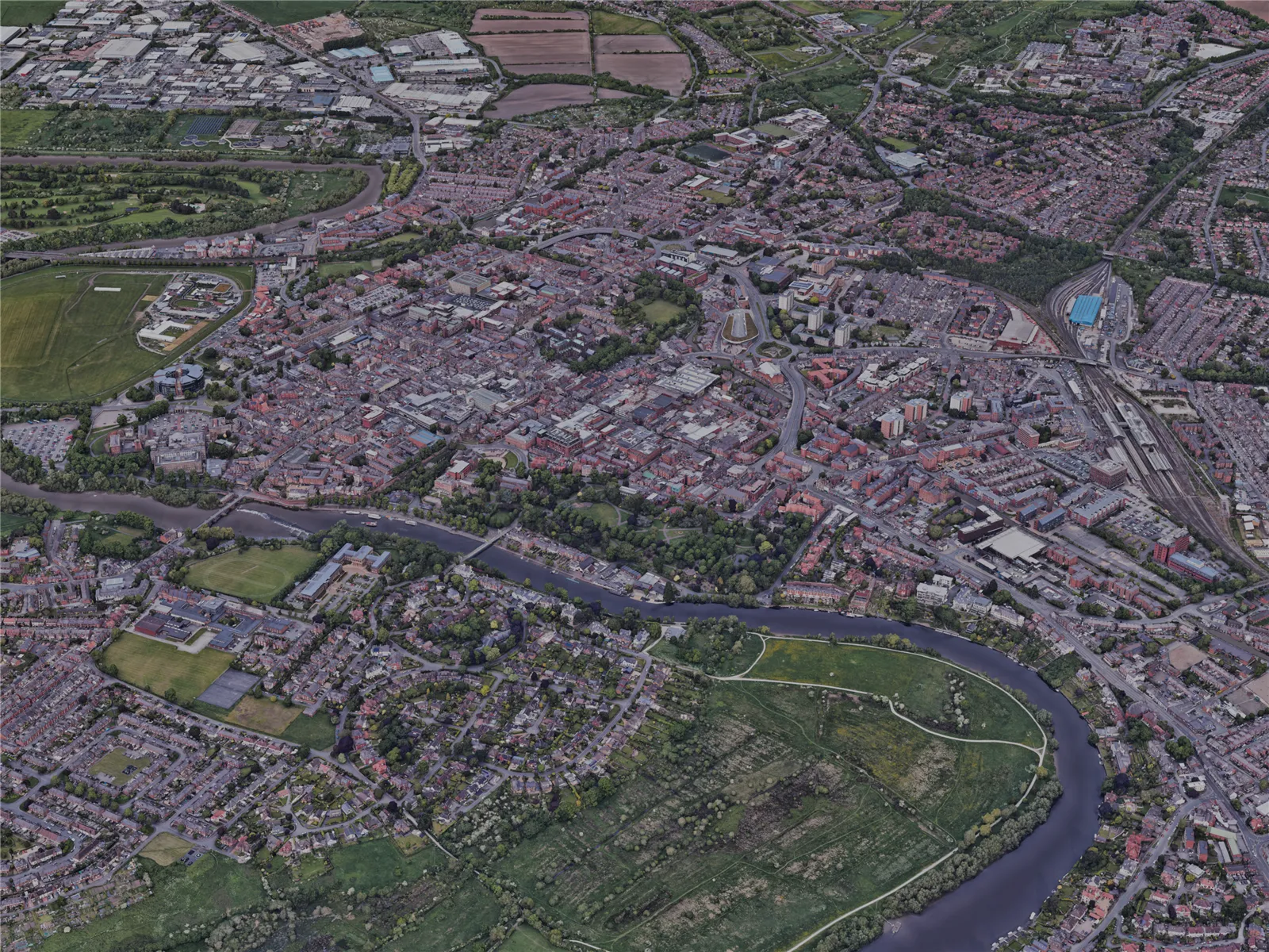 Chester City, UK (2023) 3D Model