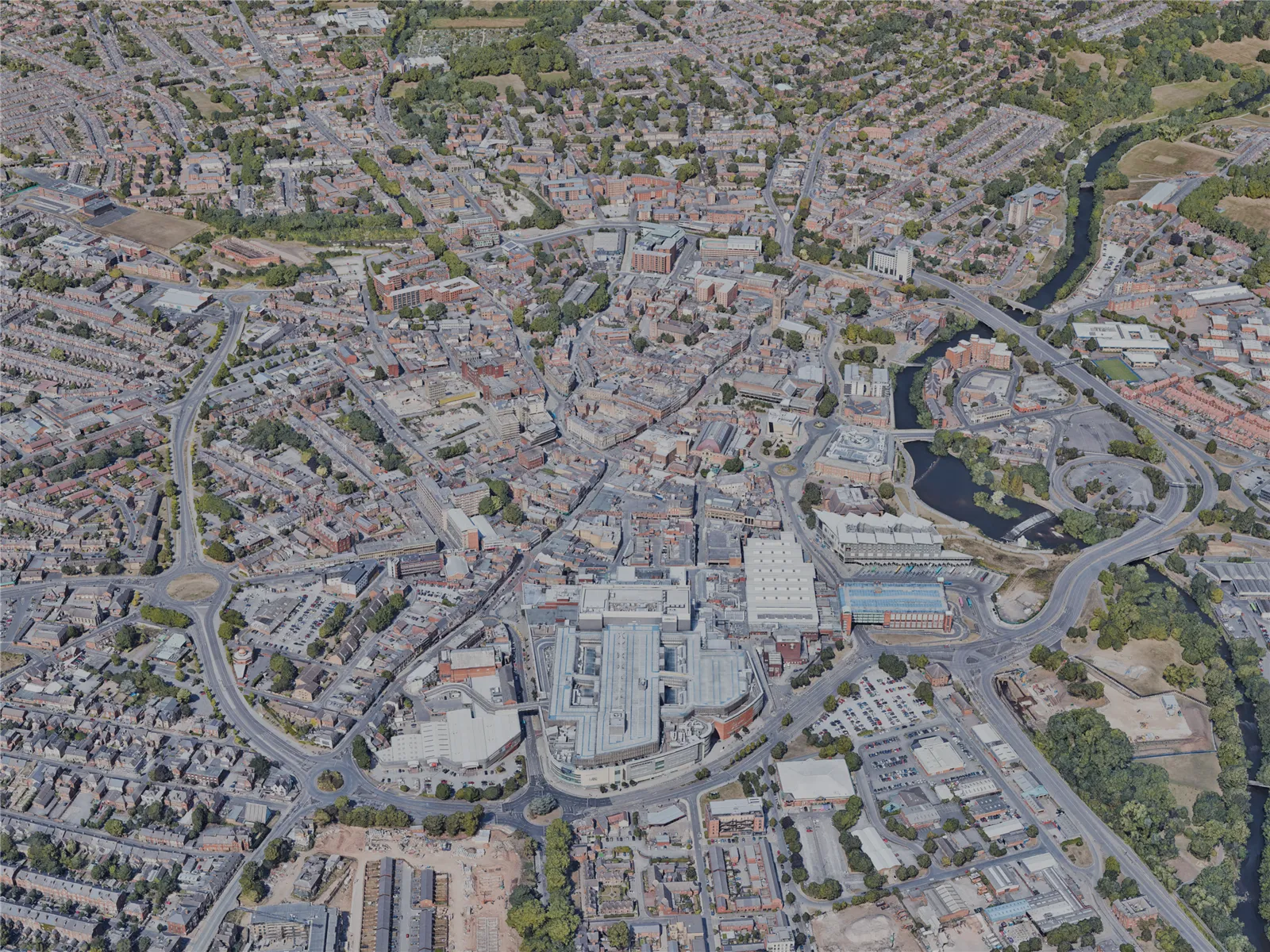 Derby City, UK (2022) 3D Model