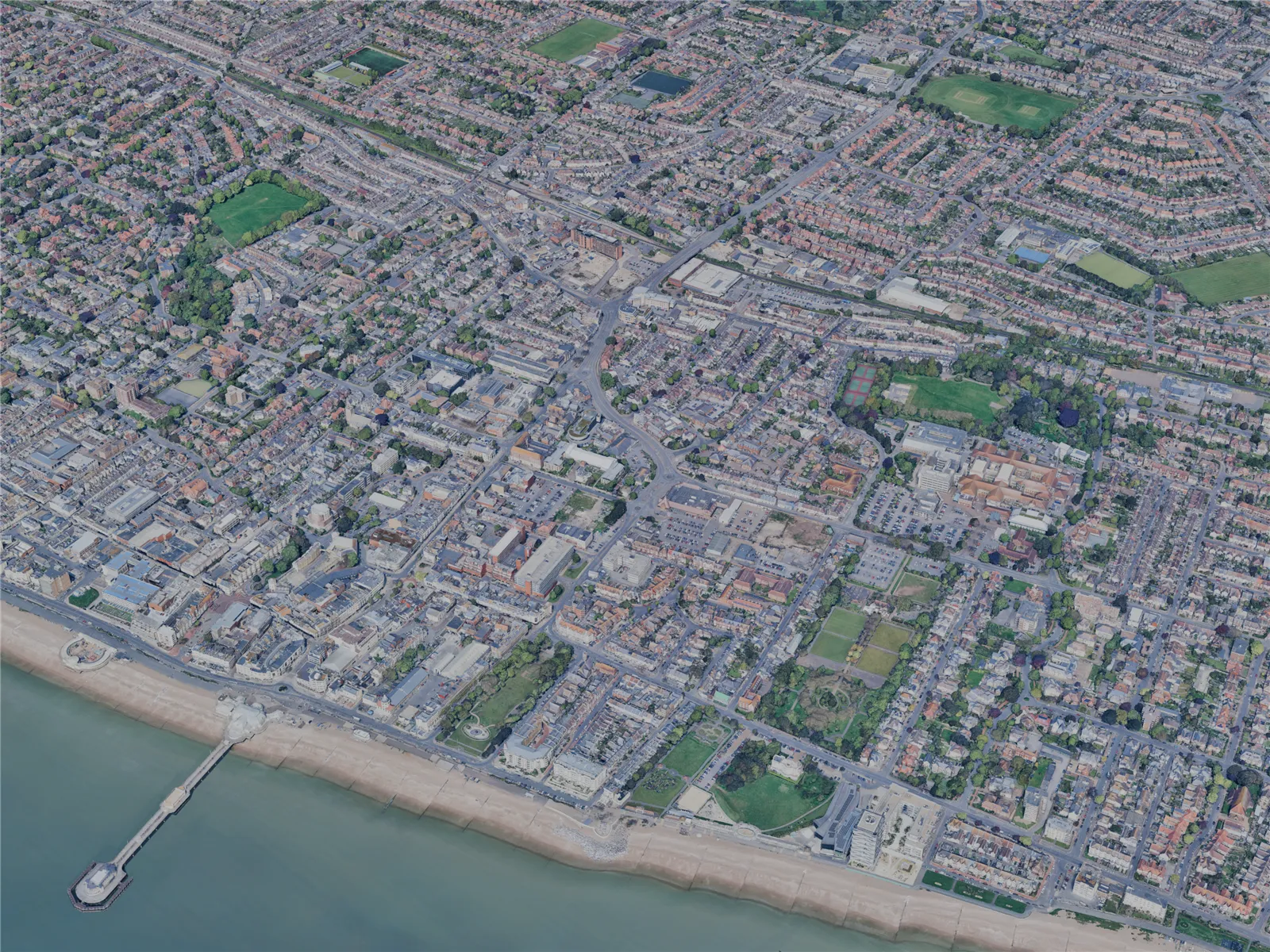 Worthing City, UK (2024) 3D Model