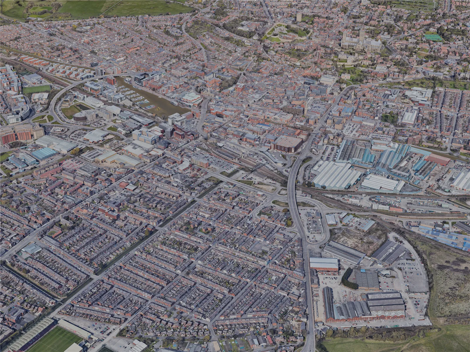 Lincoln City, UK (2023) 3D Model