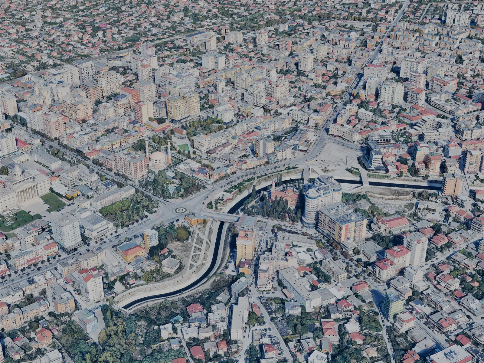 Fier City, Albania (2024) 3D Model