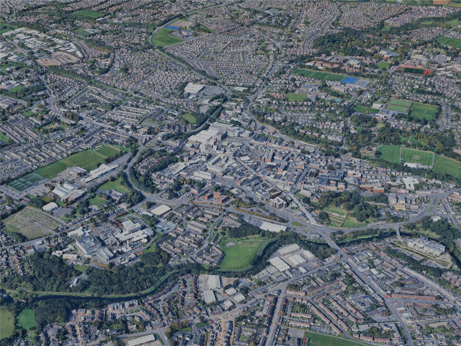 Lisburn City, UK (2024) 3D Model