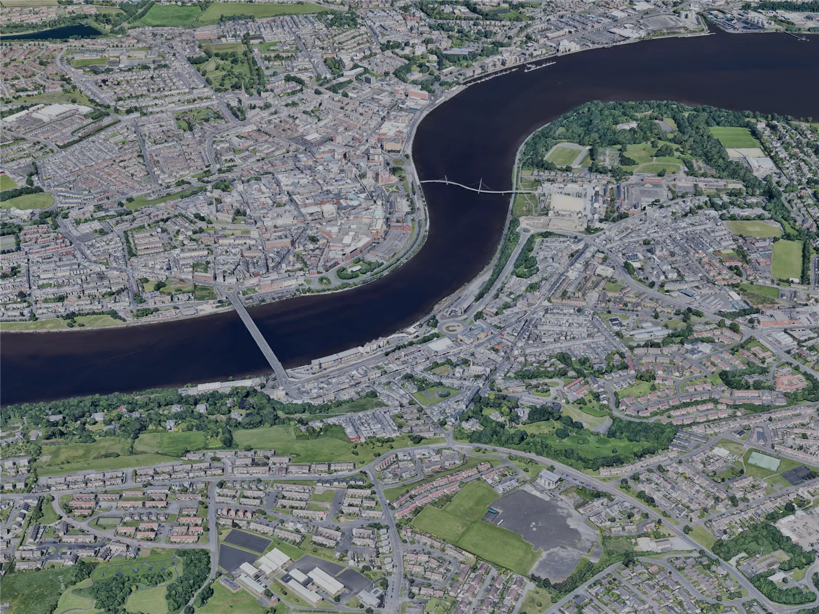 Londonderry City, UK (2022) 3D Model