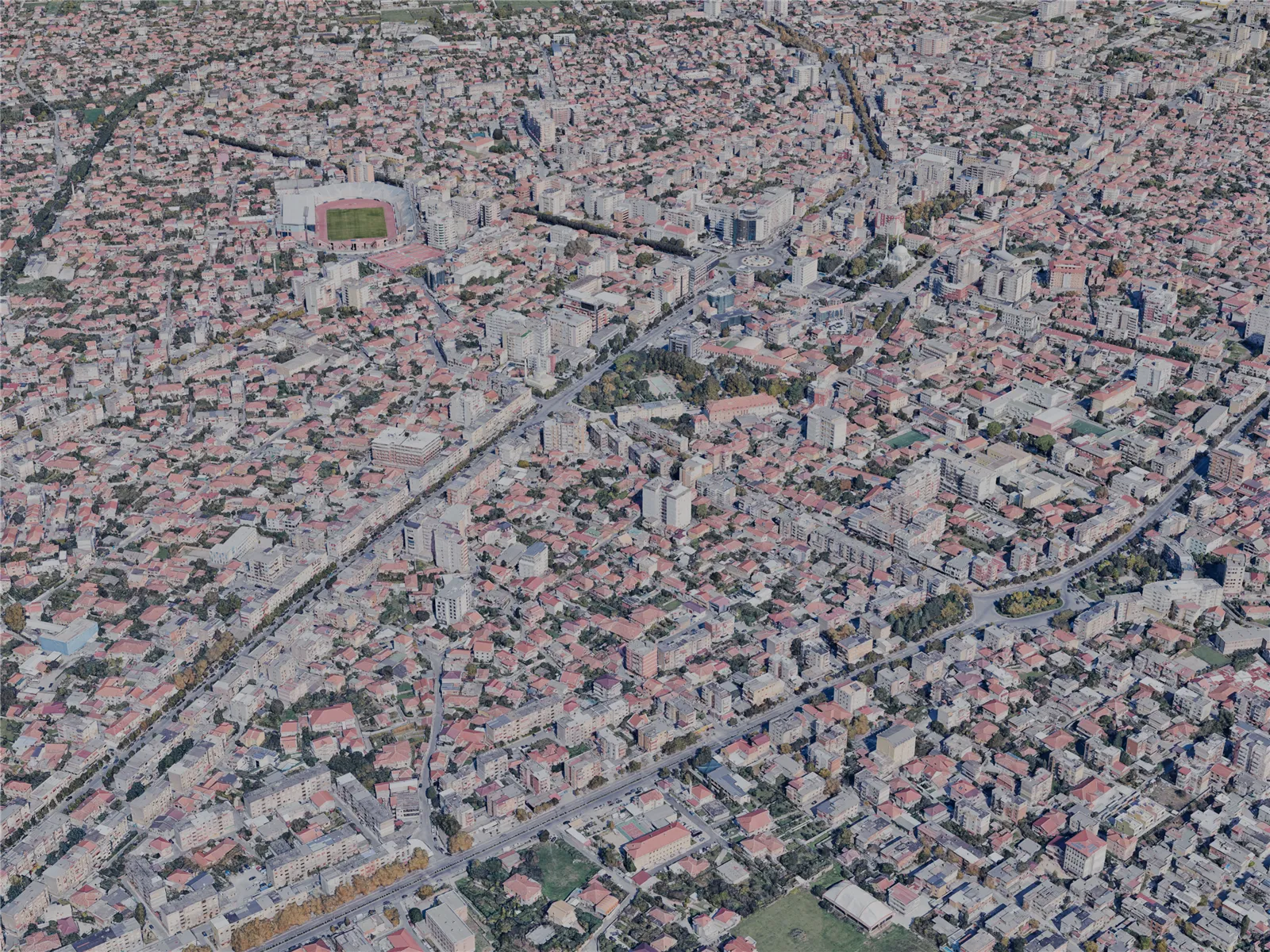 Shkoder City, Albania (2024) 3D Model