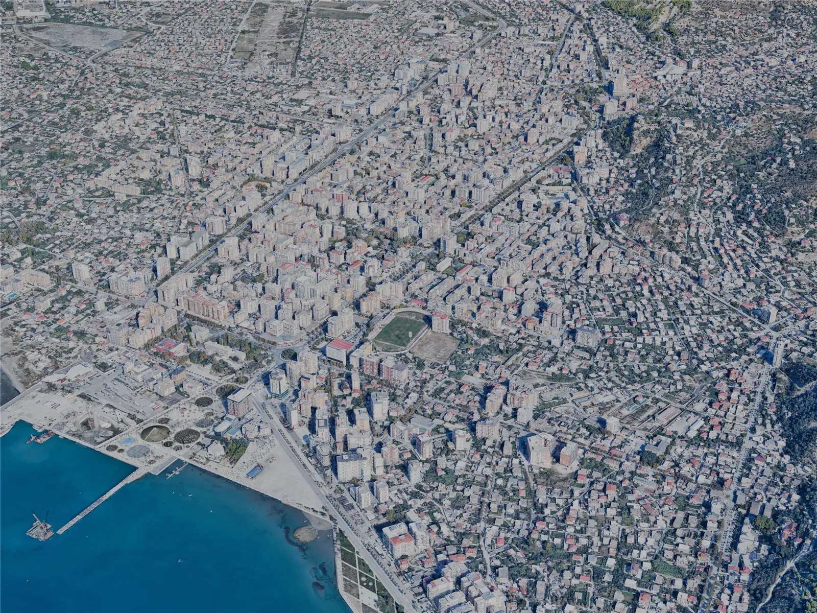 Vlore City, Albania (2024) 3D Model