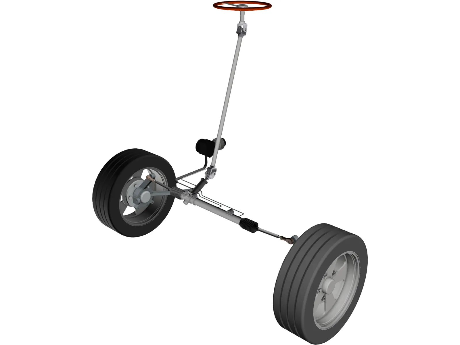 Steering System 3D Model