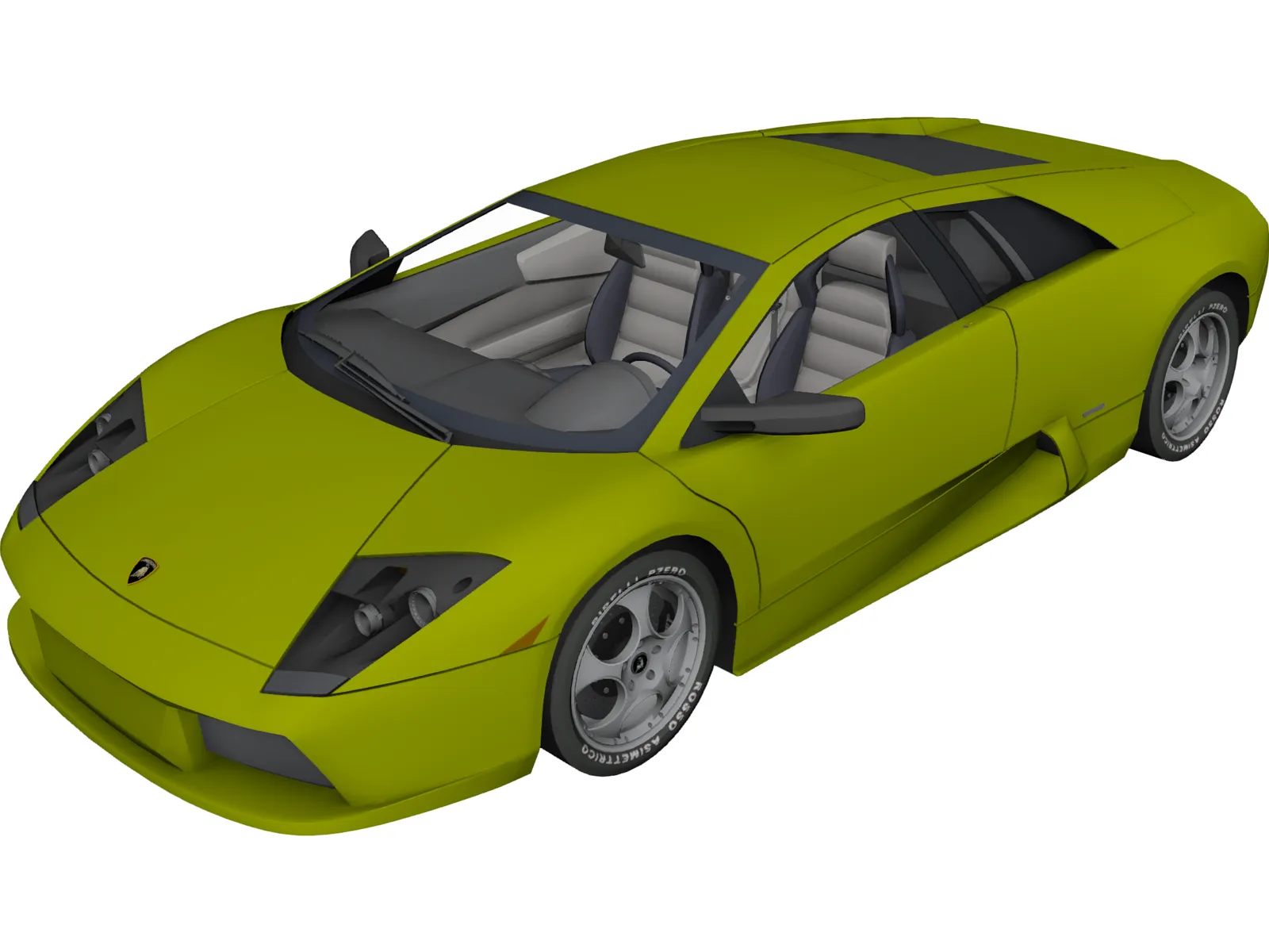 Lamborghini Murcielago 3D Model - 3D CAD Browser