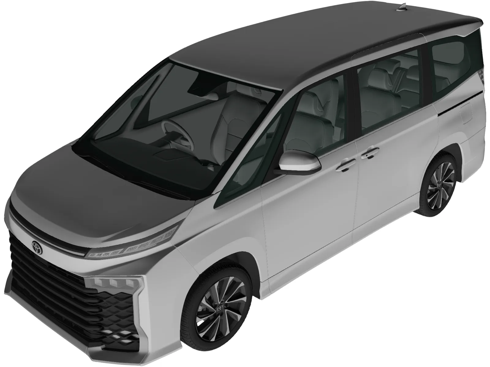 Toyota Voxy S-Z (2022) 3D Model