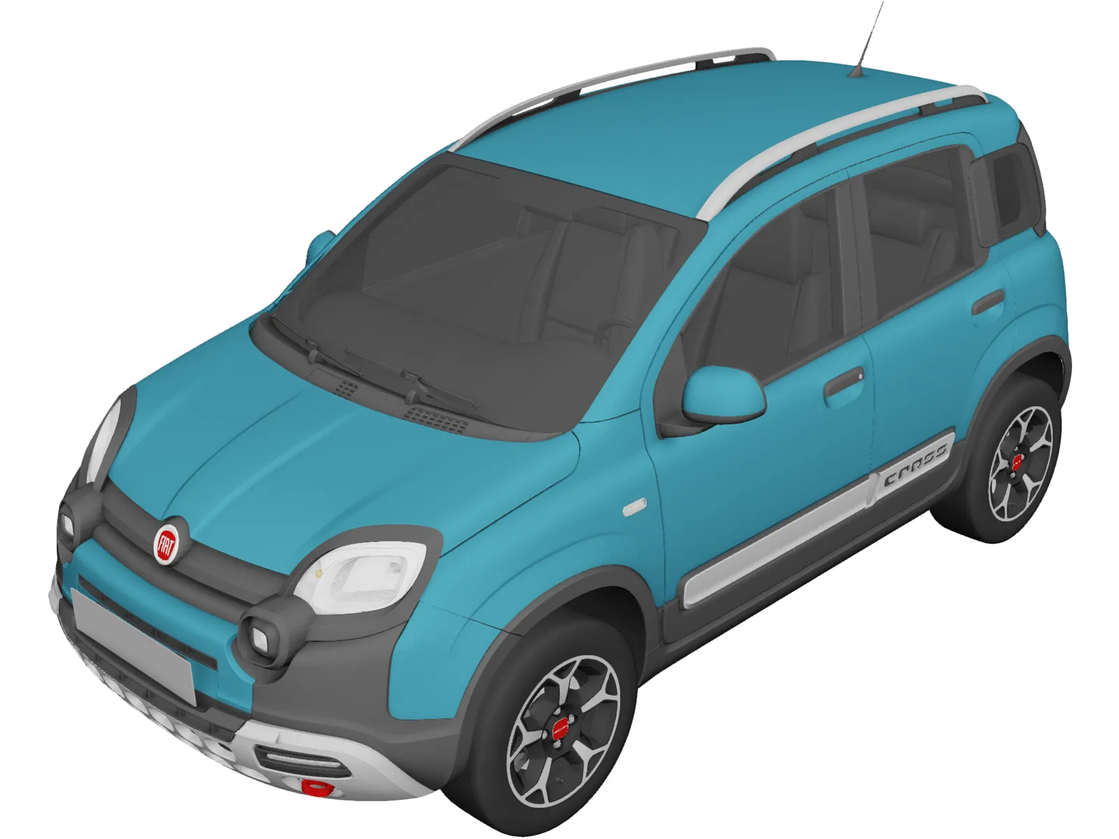 Fiat Panda Cross (2021) 3D Model