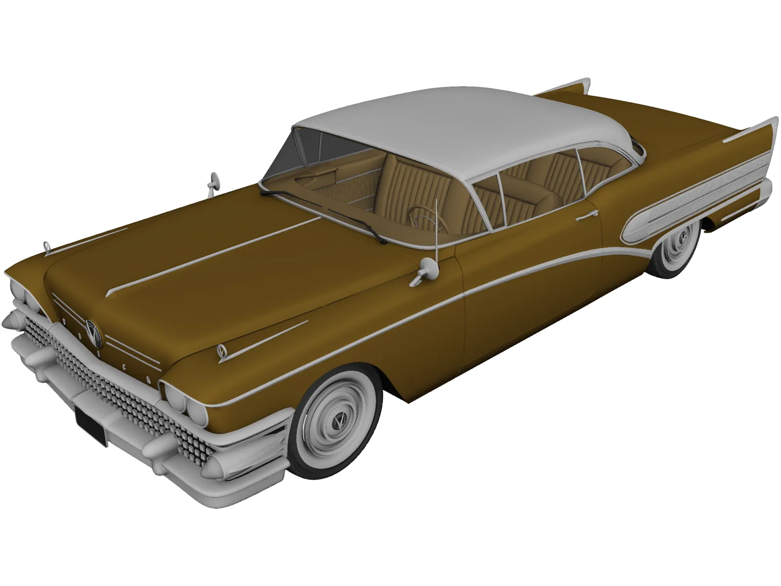 Buick Riviera Special (1958) 3D Model