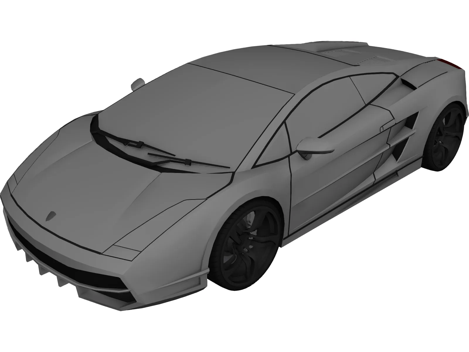 Lamborghini Gallardo 3D Model - 3D CAD Browser