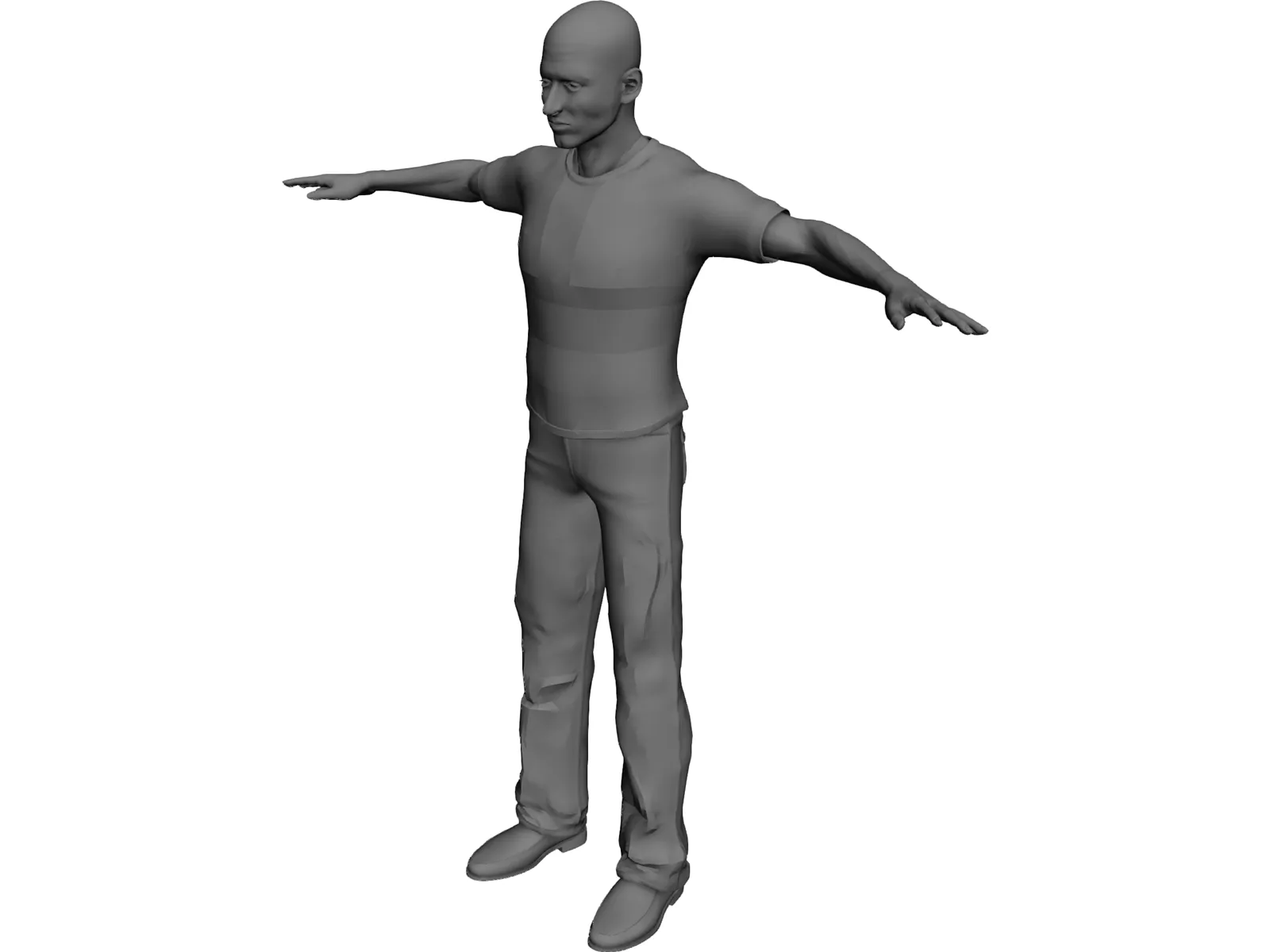 STL file High Detailed Women Fit Body Base Mesh T-Pose 👾・3D printer model  to download・Cults