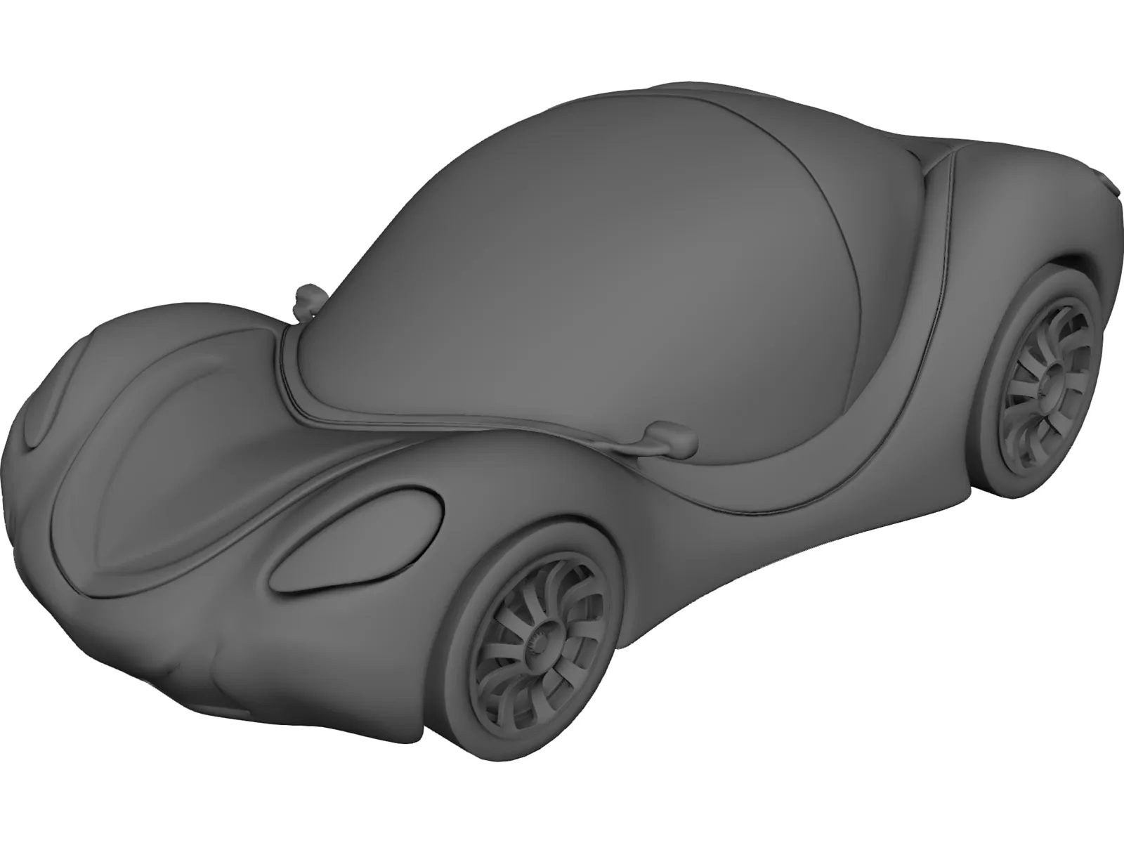Venus Concept Car 3d Model 3dcadbrowser
