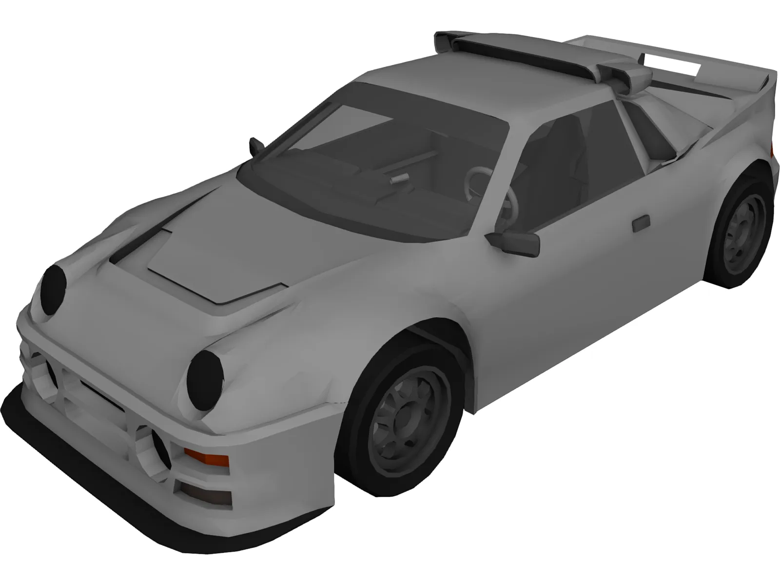 Ford RS200 Group B 3D Model