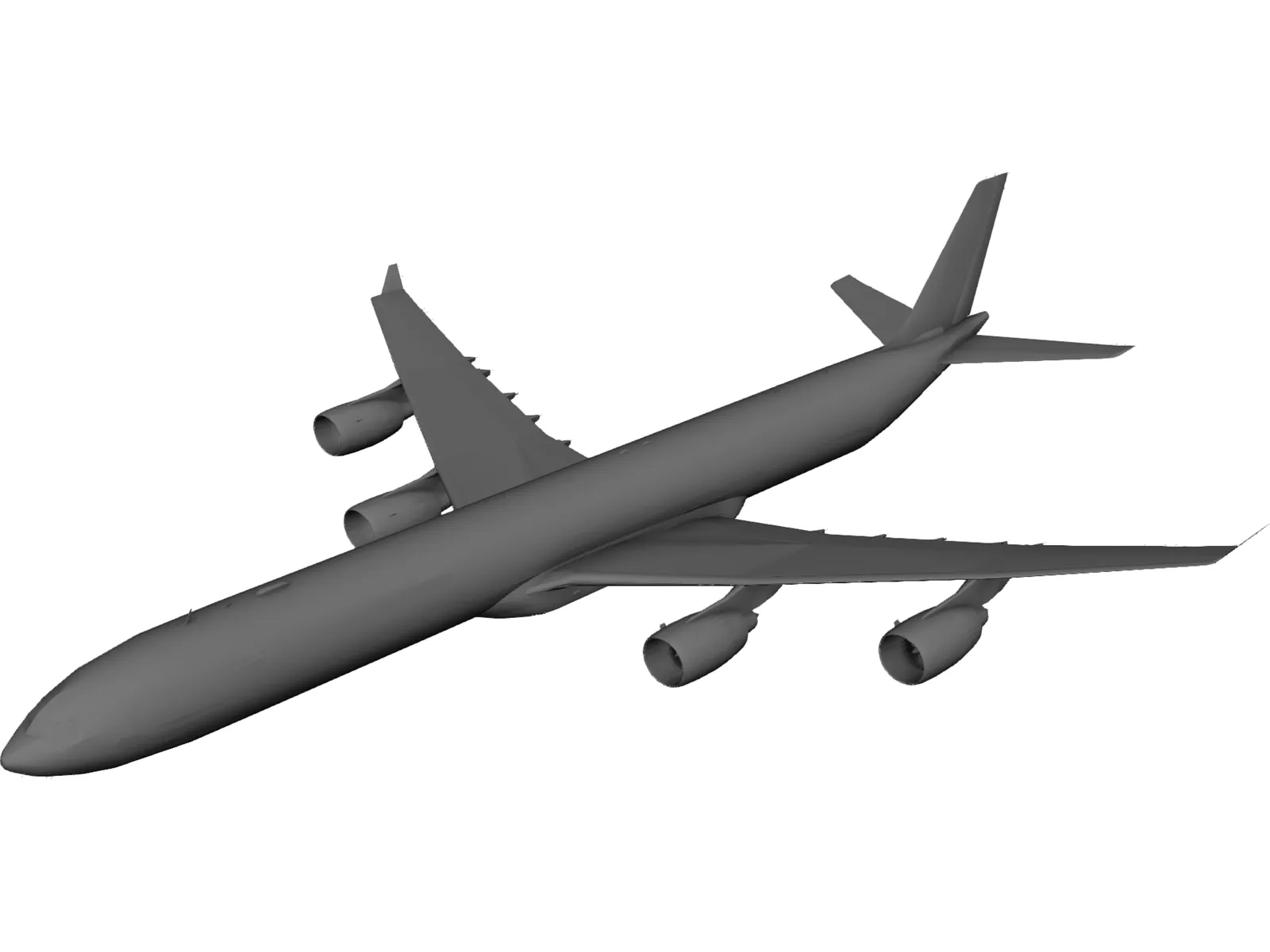 Airbus A340-600 3D Model - 3DCADBrowser