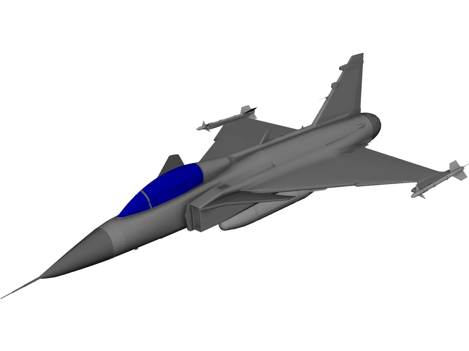 Saab JAS-39 Gripen CAD Model - 3DCADBrowser