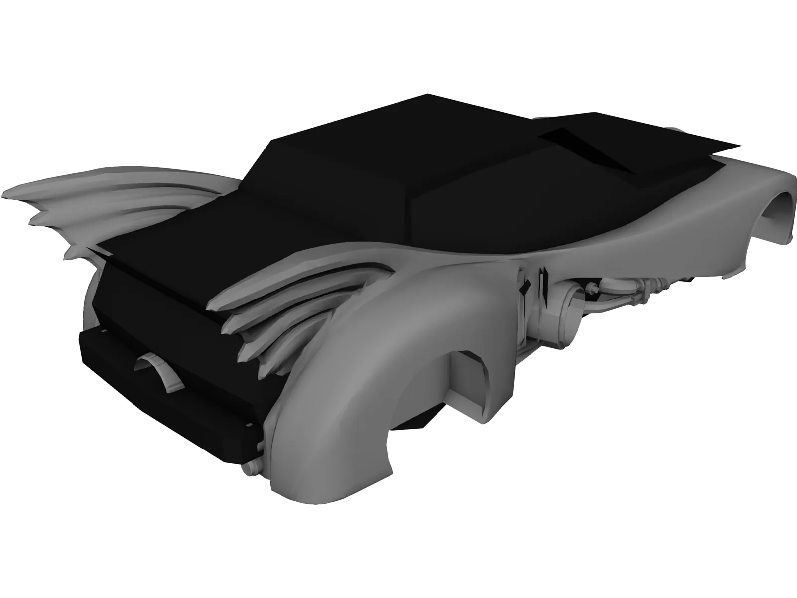 Batman Tumbler Car 3D Model - 3DCADBrowser