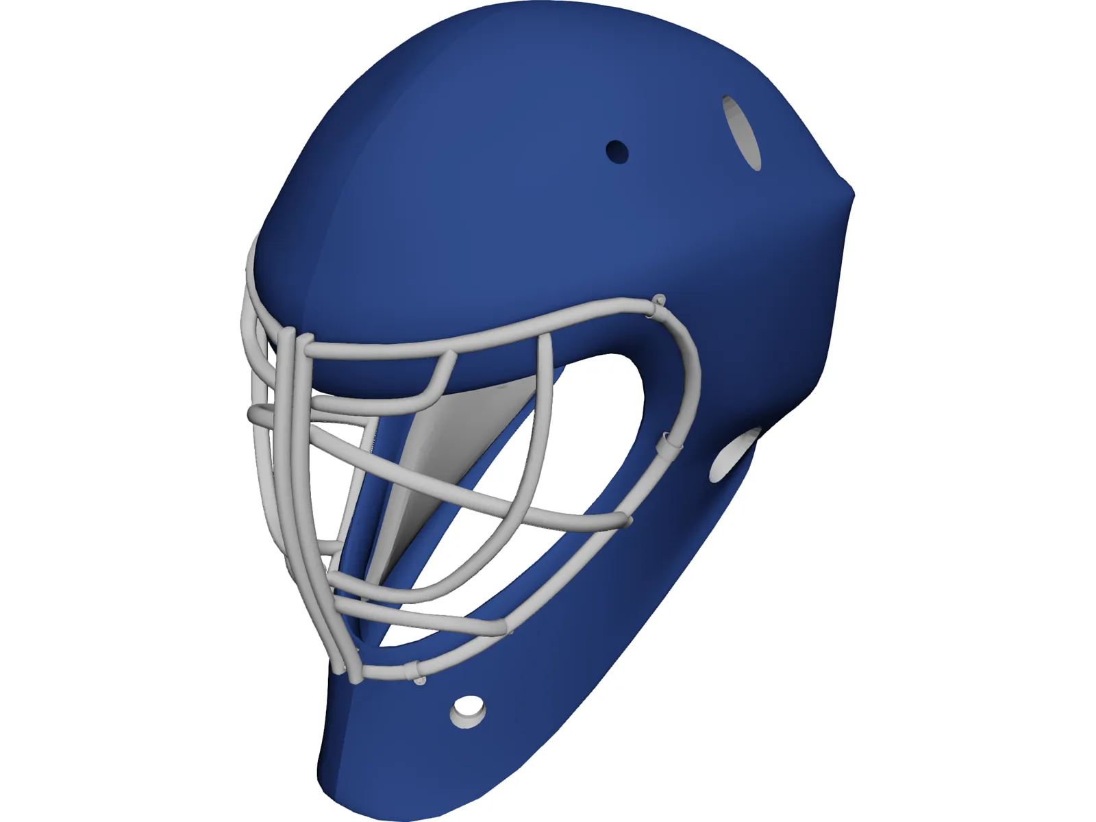 Hockey Goalie Mask 3D Model