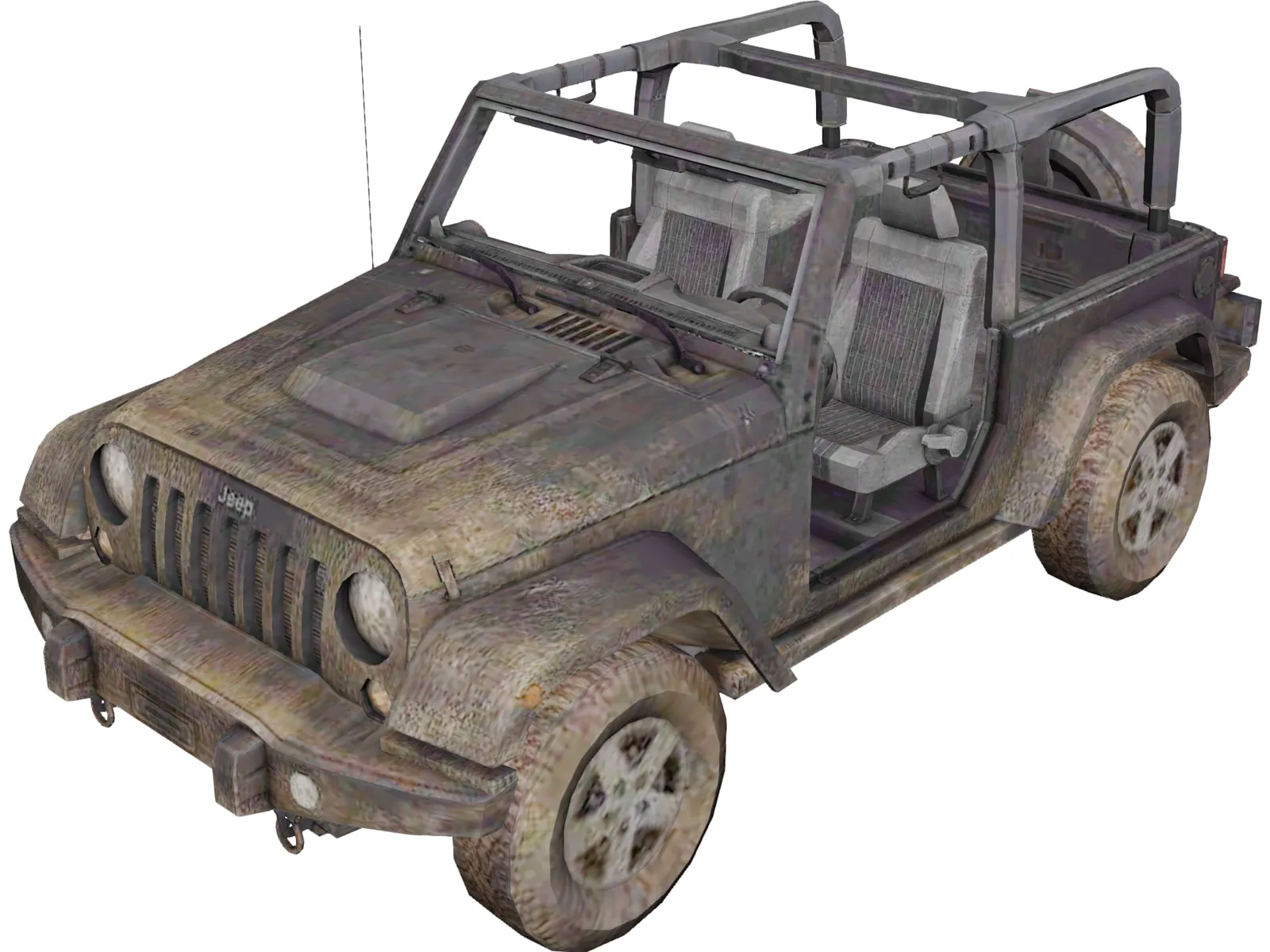 Jeep Wrangler 3D Model - 3D CAD Browser