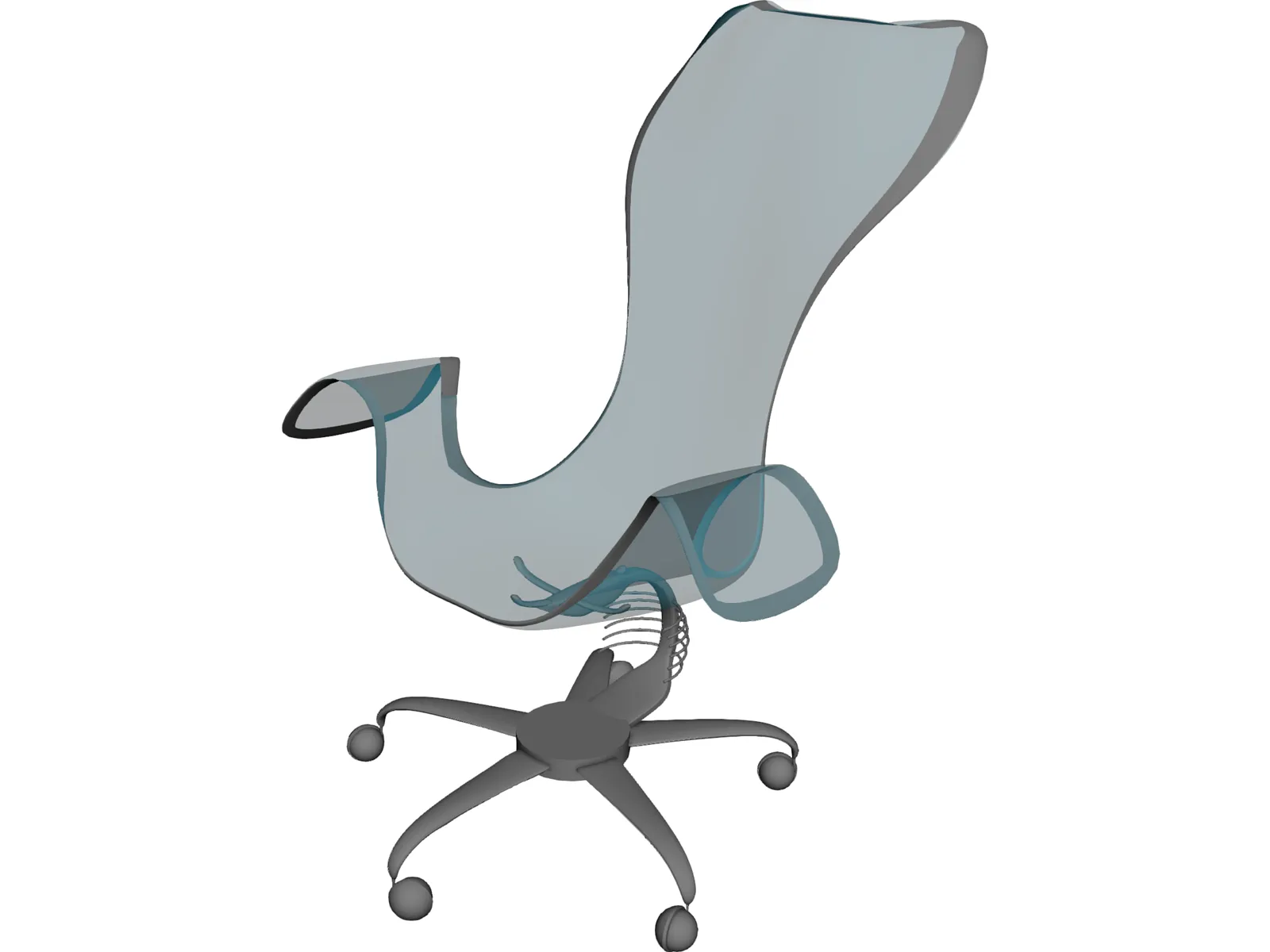 Chair Transparent Future 3D Model