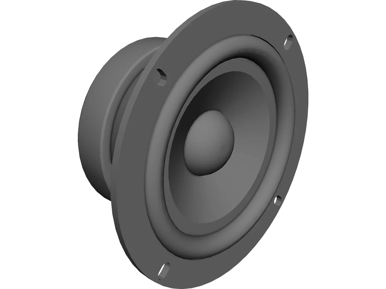 Bass Loudspeaker 3D Model, 60% OFF | elevate.in