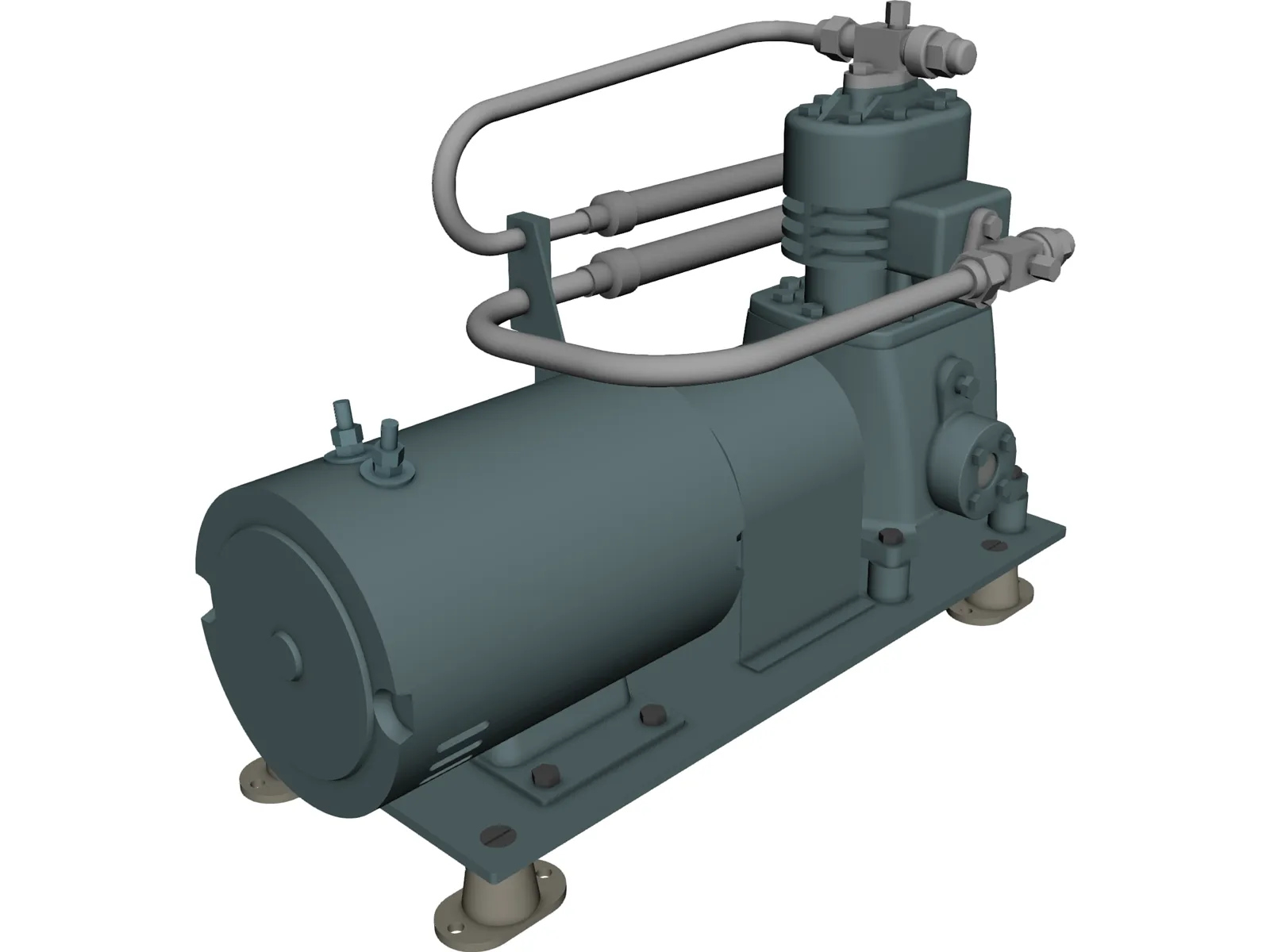 AC&R Compressor 3D Model