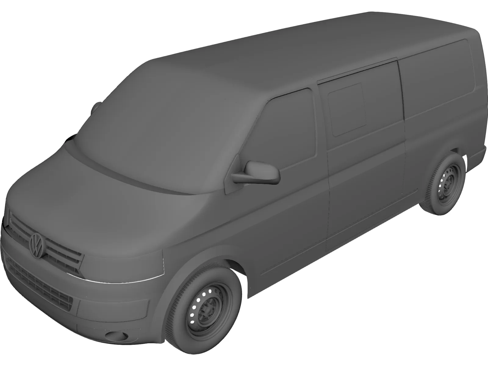 Volkswagen Transporter T5 CAD Model - 3DCADBrowser