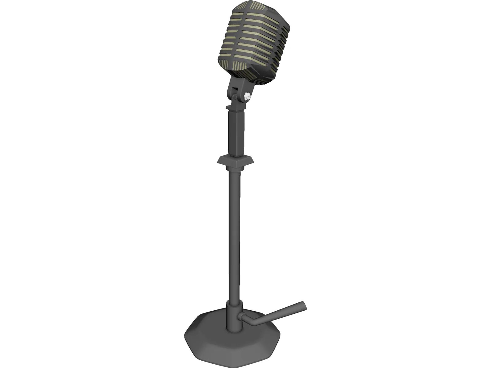 Microfone 3D Model